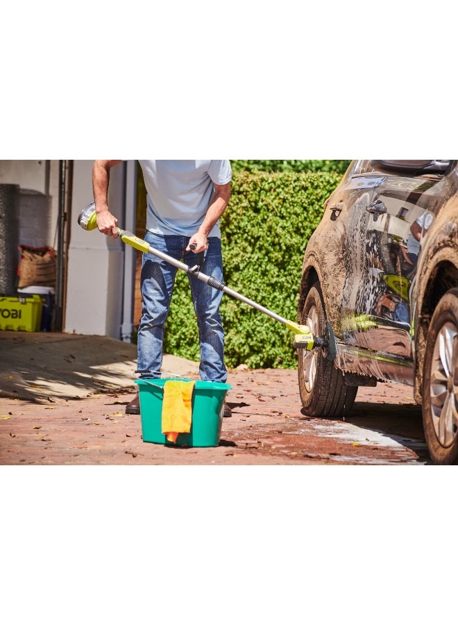 RYOBI Tools ONE+ Telescopic Power Scrubber with 1.4m pole - Image 4
